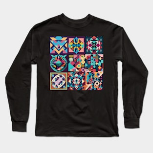 an abstract t-shirt design Long Sleeve T-Shirt